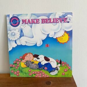 Vintage 1989 Make Believe Sing & Learn Vinyl Record